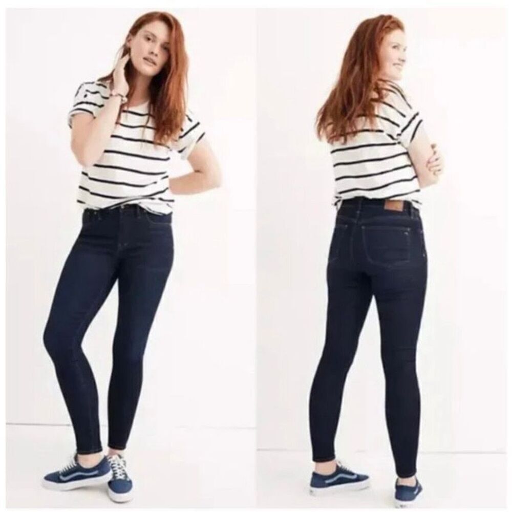 Madewell 9" High Rise Skinny Jeans in Larkspur Wash Size 24